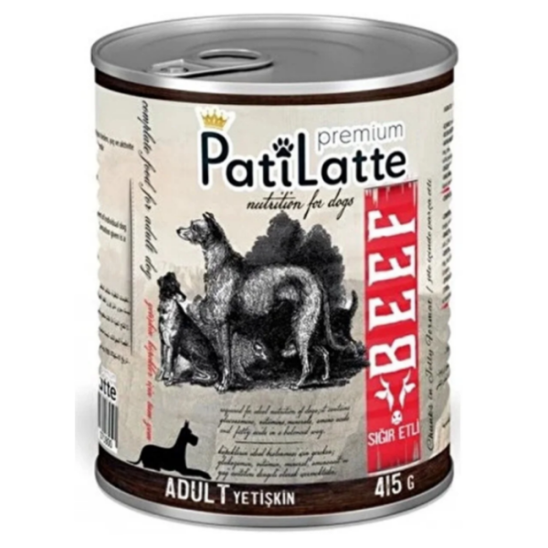 Pati Latte Patilatte Köpek Sığır Konserve 415 gr 24 ADET