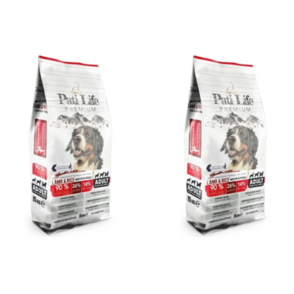 Pati Life Patilife Yüksek Proteinli Kuru Mama 2 protein 15 kg*2 ADET